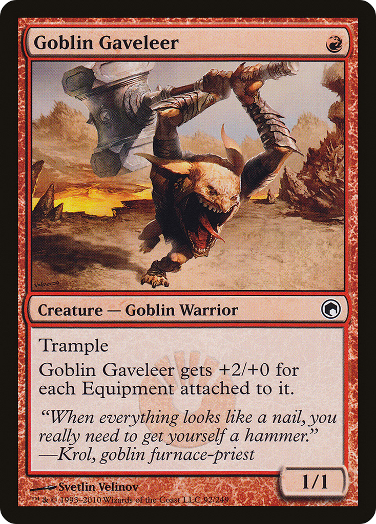 Magic: The Gathering - Goblin Gaveleer - Scars of Mirrodin