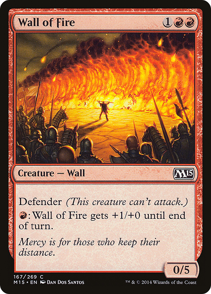 Magic: The Gathering - Wall of Fire - Magic 2015