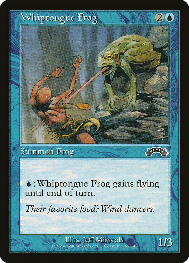 Magic: The Gathering - Whiptongue Frog - Exodus