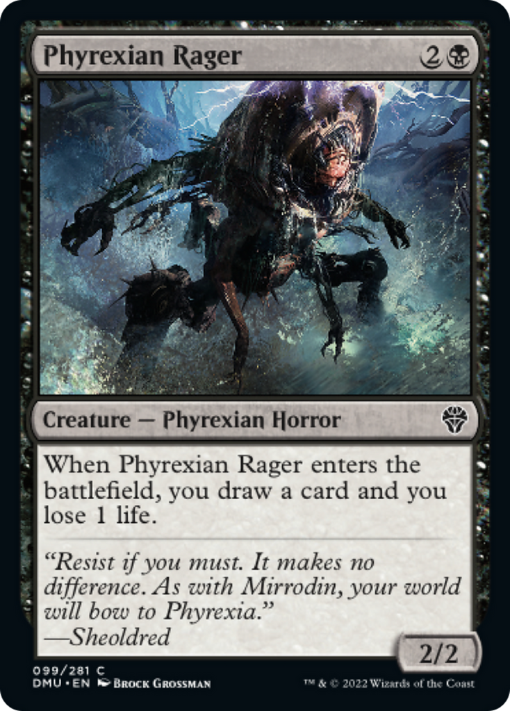 Magic: The Gathering - Phyrexian Rager - Dominaria United
