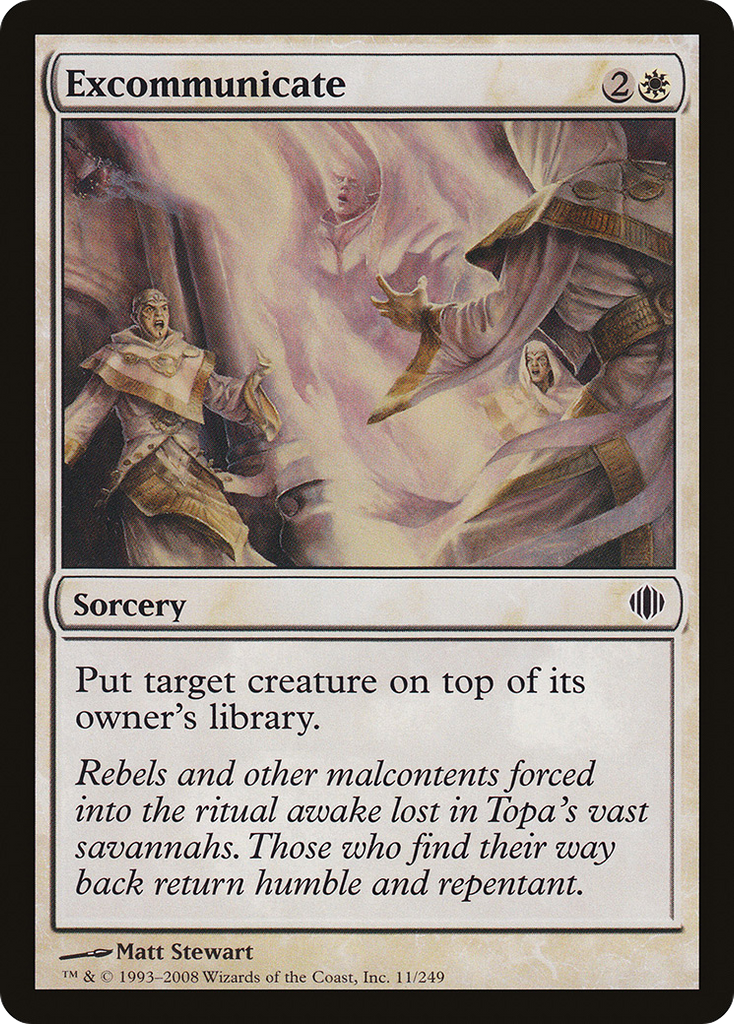 Magic: The Gathering - Excommunicate - Shards of Alara