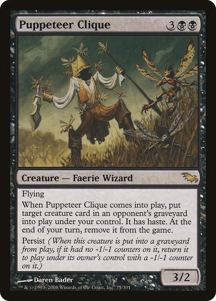 Magic: The Gathering - Puppeteer Clique - Shadowmoor