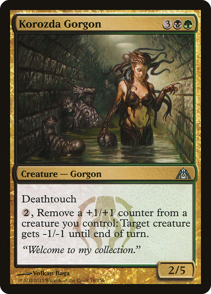 Magic: The Gathering - Korozda Gorgon - Dragon's Maze