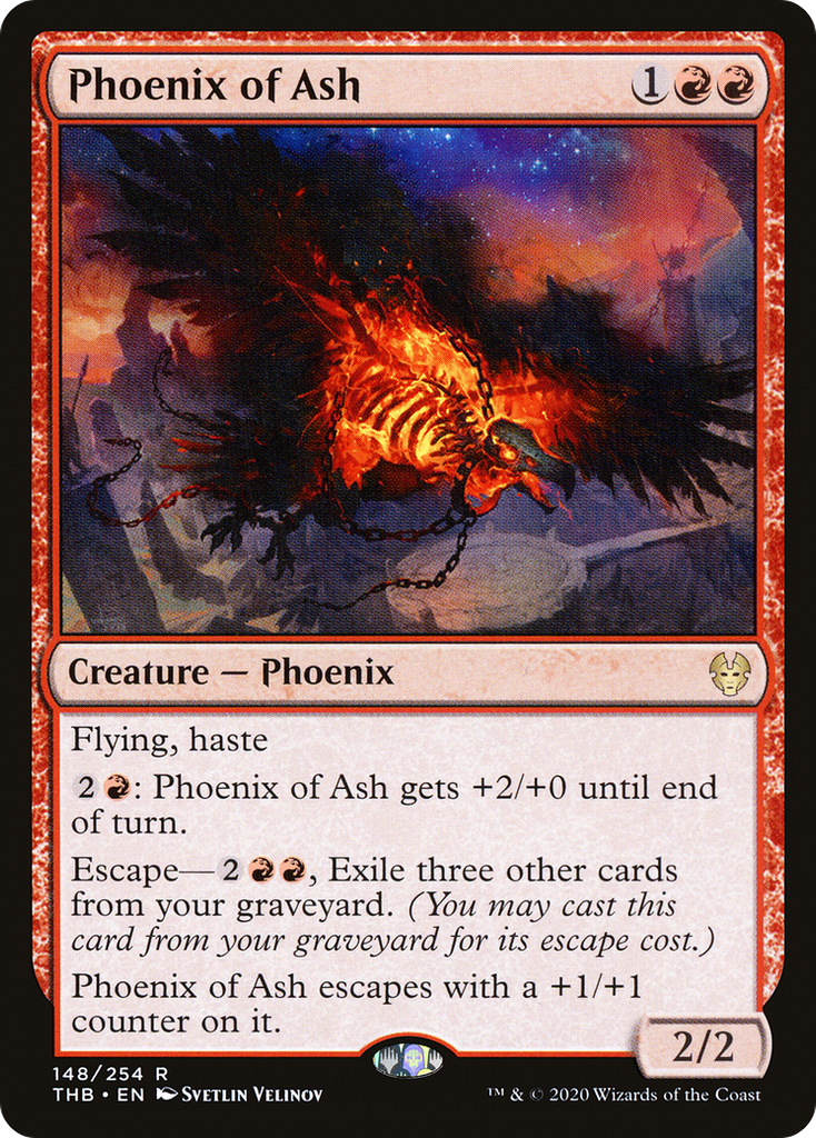 Magic: The Gathering - Phoenix of Ash Foil - Theros Beyond Death