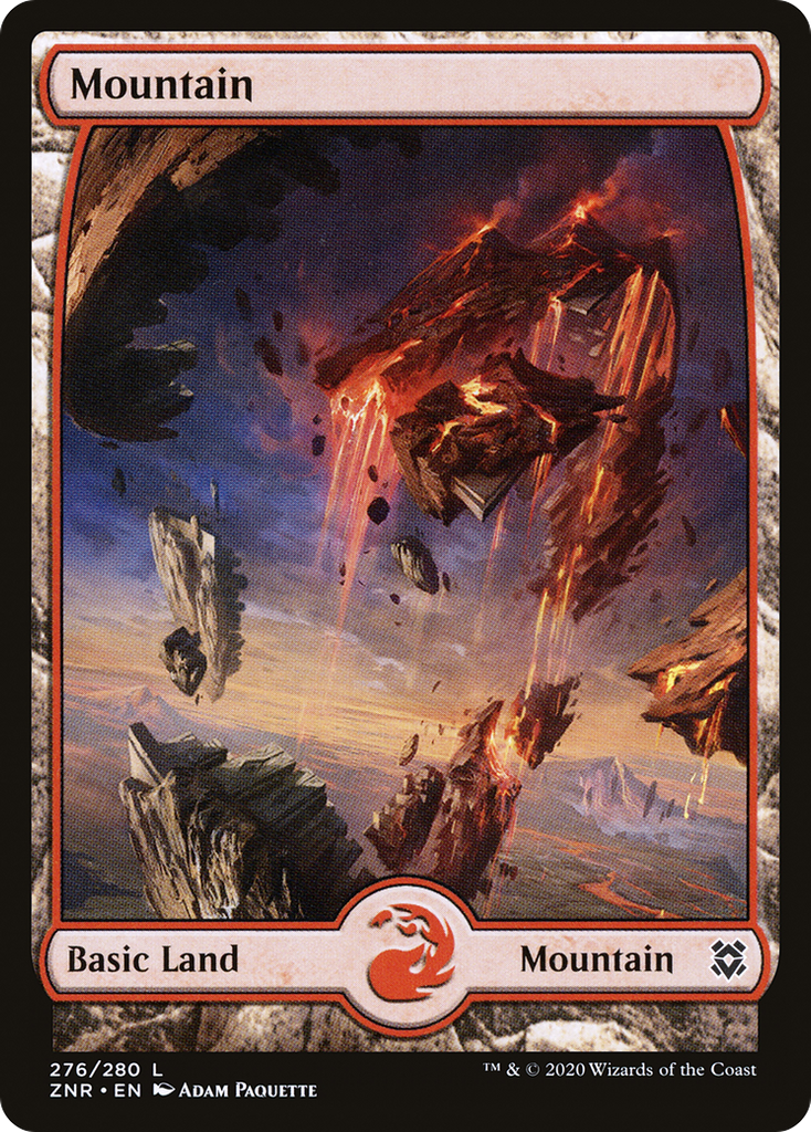 Magic: The Gathering - Mountain #276 Foil - Zendikar Rising