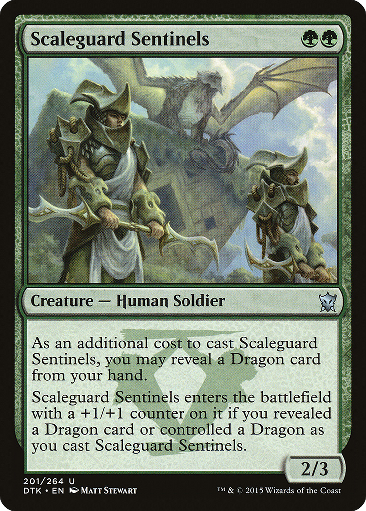 Magic: The Gathering - Scaleguard Sentinels - Dragons of Tarkir