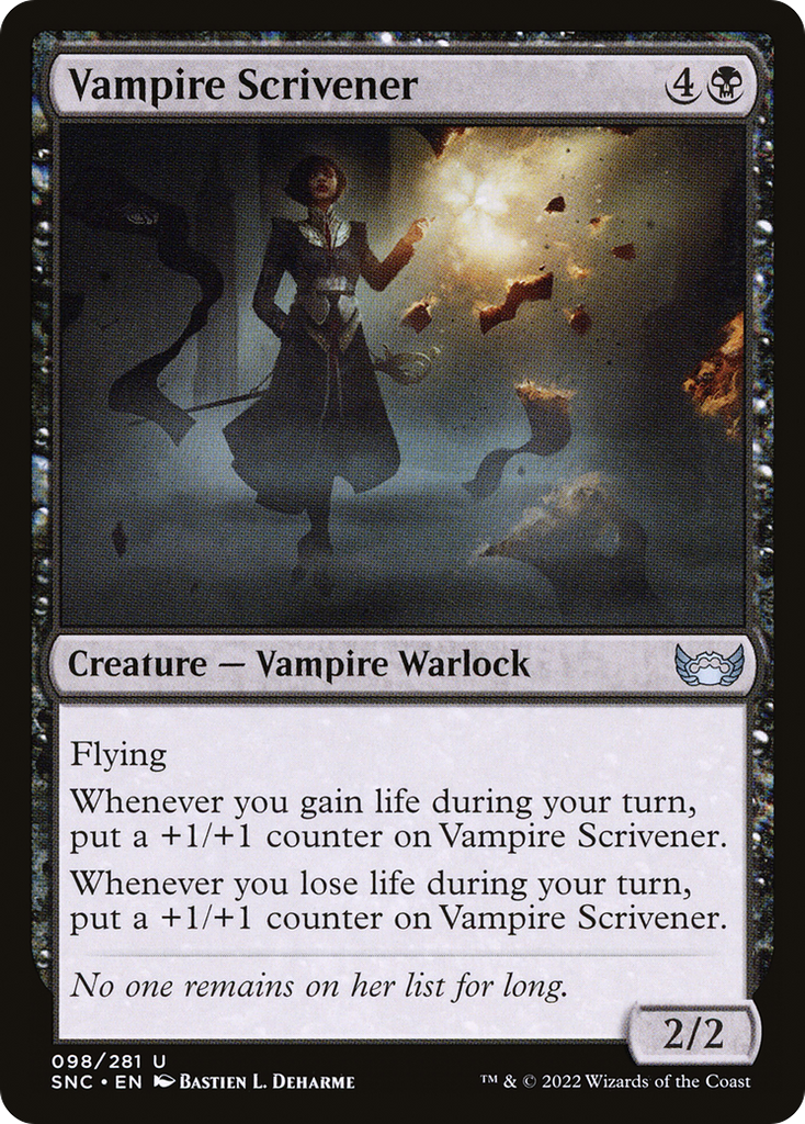 Magic: The Gathering - Vampire Scrivener - Streets of New Capenna