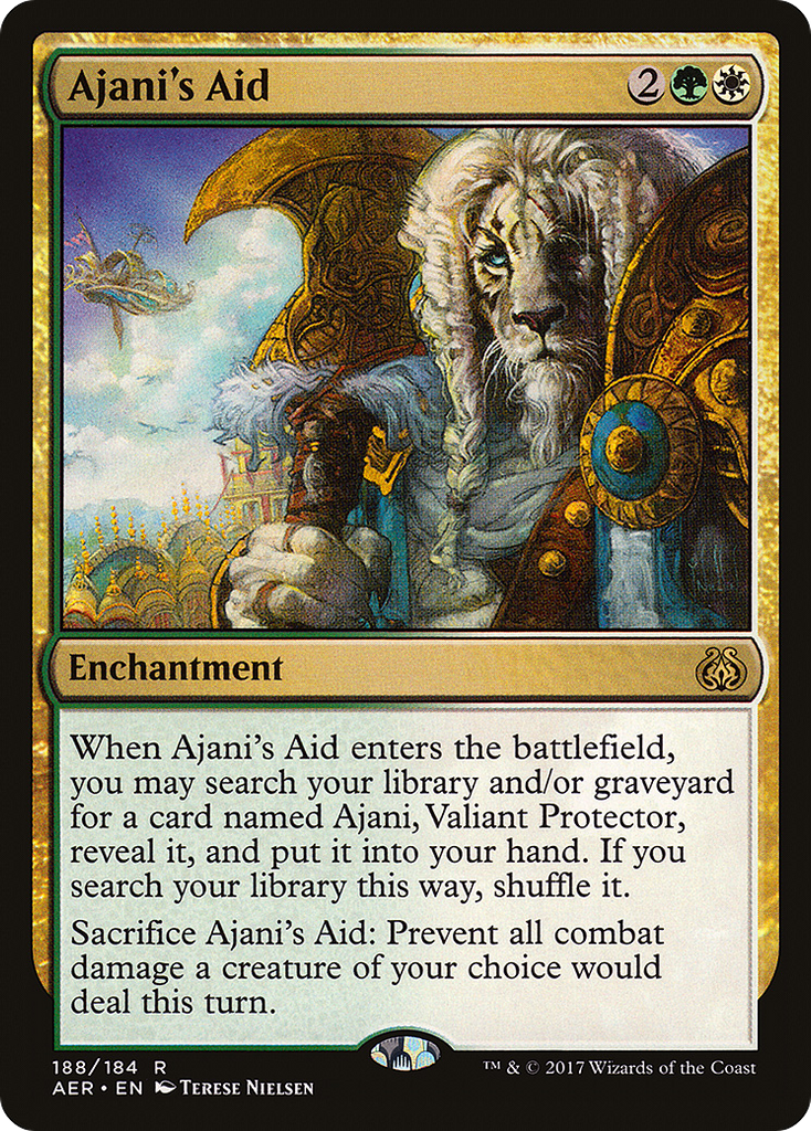 Magic: The Gathering - Ajani's Aid - Aether Revolt