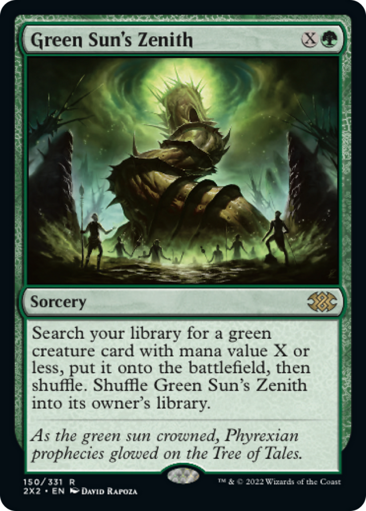 Magic: The Gathering - Green Sun's Zenith - Double Masters 2022