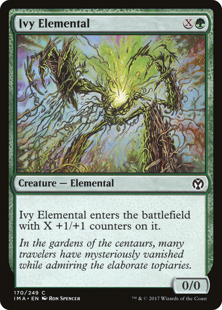 Magic: The Gathering - Ivy Elemental - Iconic Masters