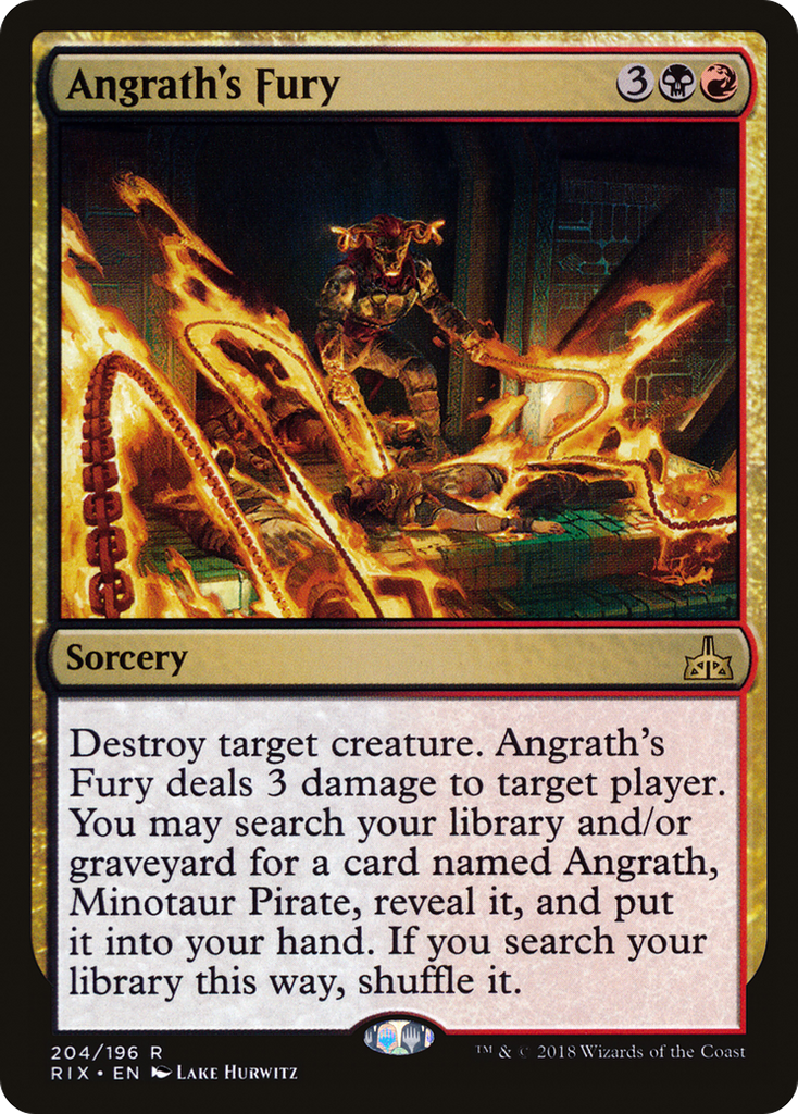 Magic: The Gathering - Angrath's Fury - Rivals of Ixalan