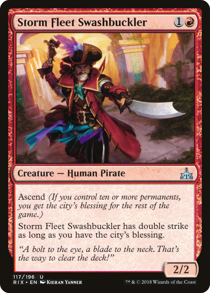 Magic: The Gathering - Storm Fleet Swashbuckler - Rivals of Ixalan