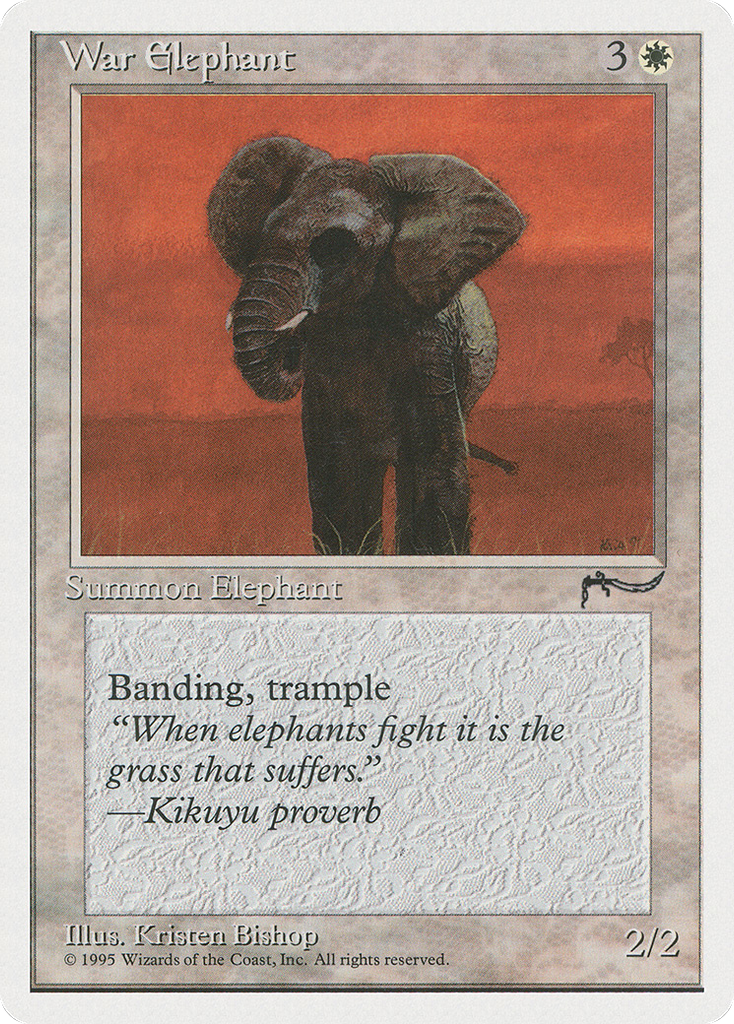 Magic: The Gathering - War Elephant - Chronicles