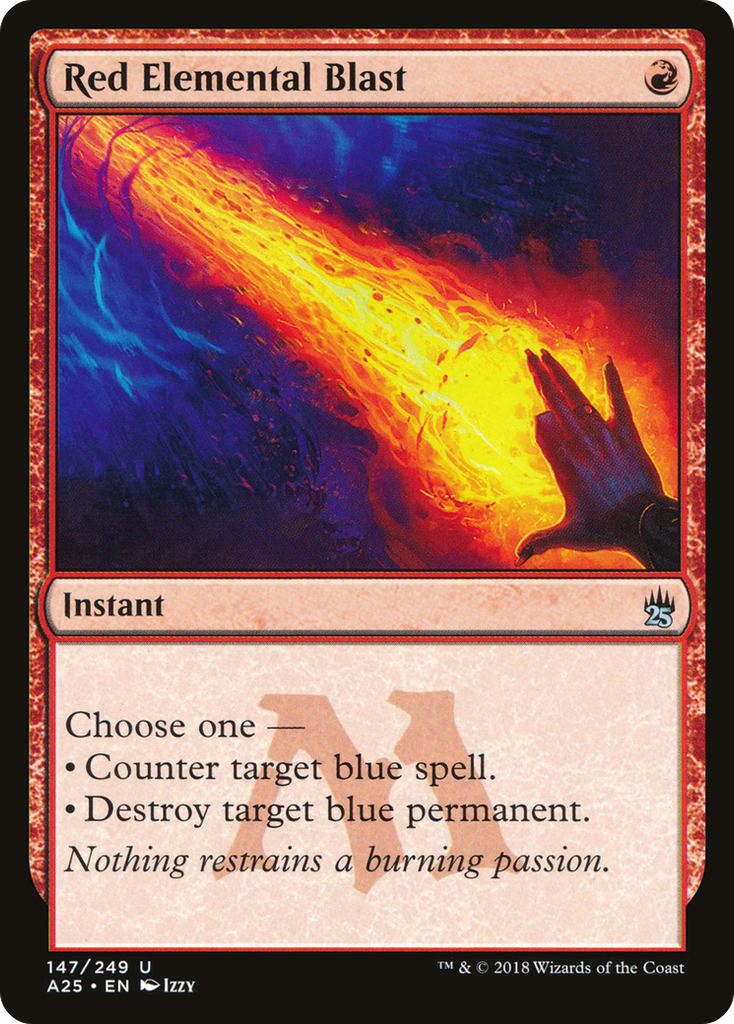 Magic: The Gathering - Red Elemental Blast - Masters 25