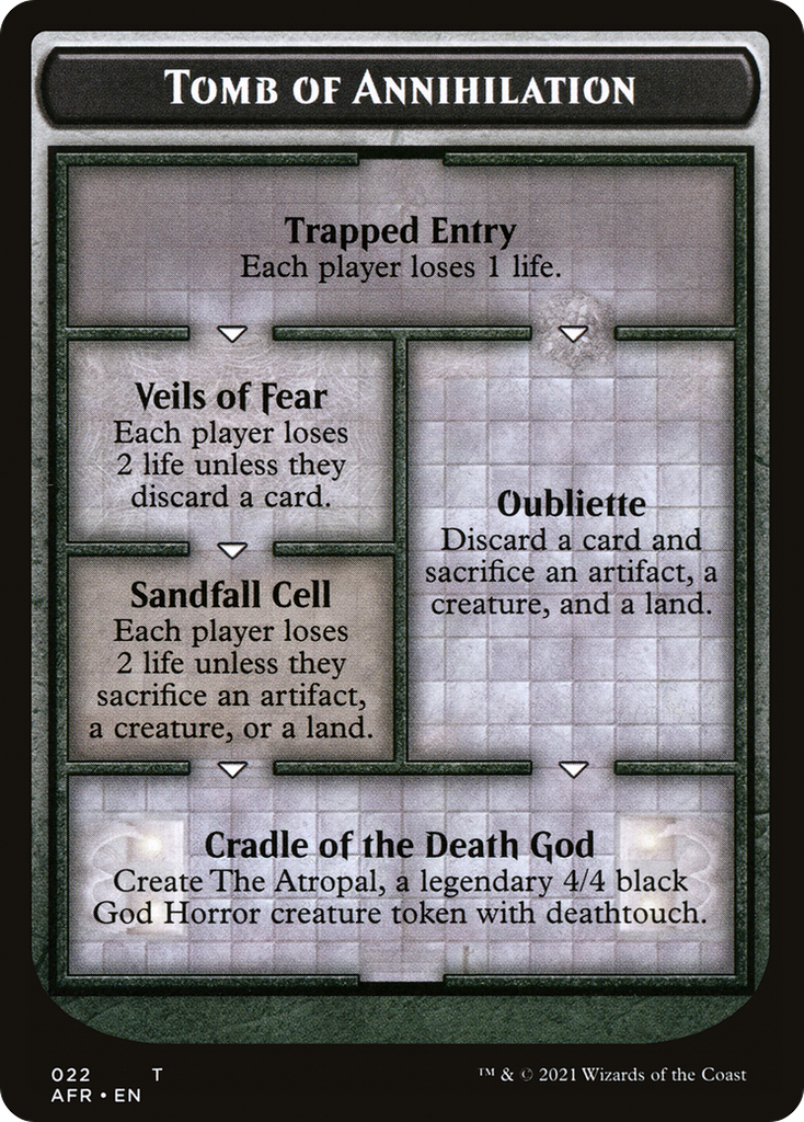 Magic: The Gathering - Tomb of Annihilation - Adventures in the Forgotten Realms Tokens