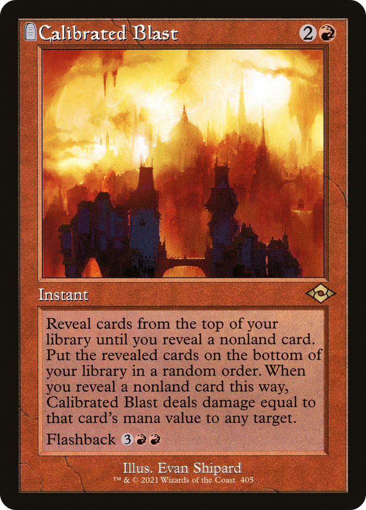 Magic: The Gathering - Calibrated Blast - Modern Horizons 2