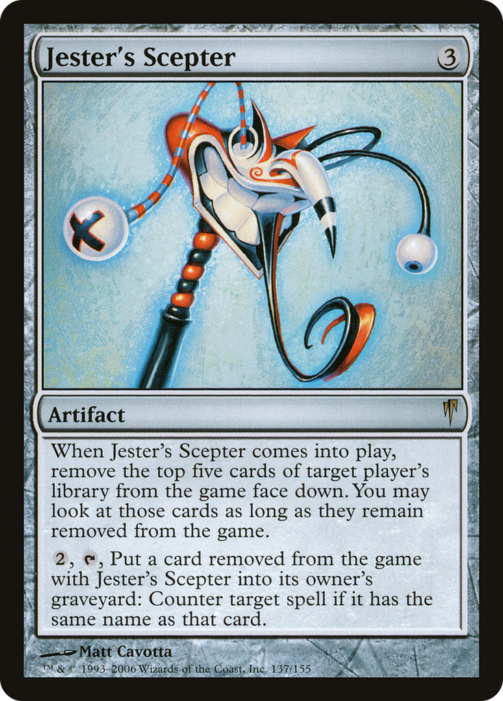 Magic: The Gathering - Jester's Scepter - Coldsnap