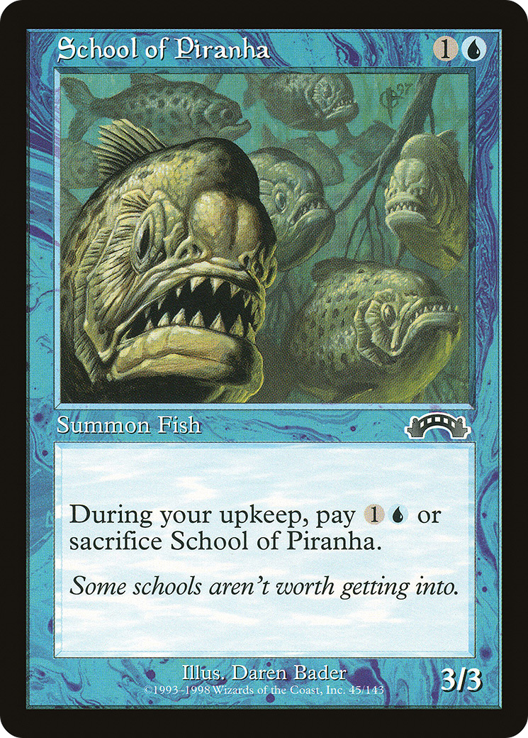 Magic: The Gathering - School of Piranha - Exodus