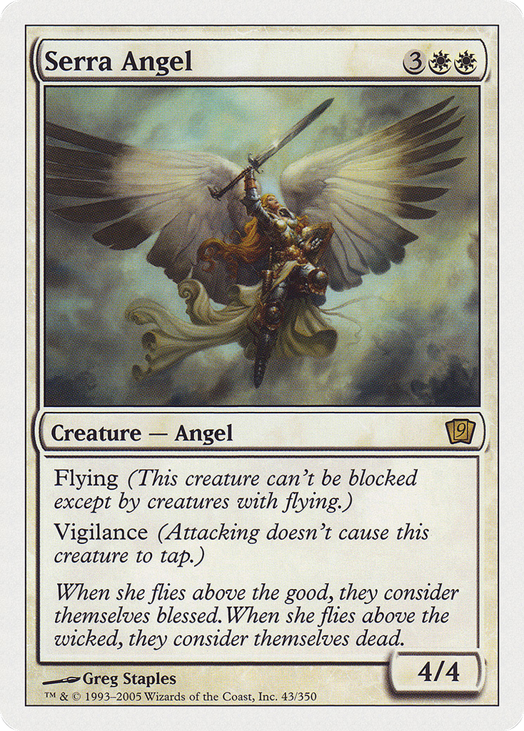 Magic: The Gathering - Serra Angel - Ninth Edition