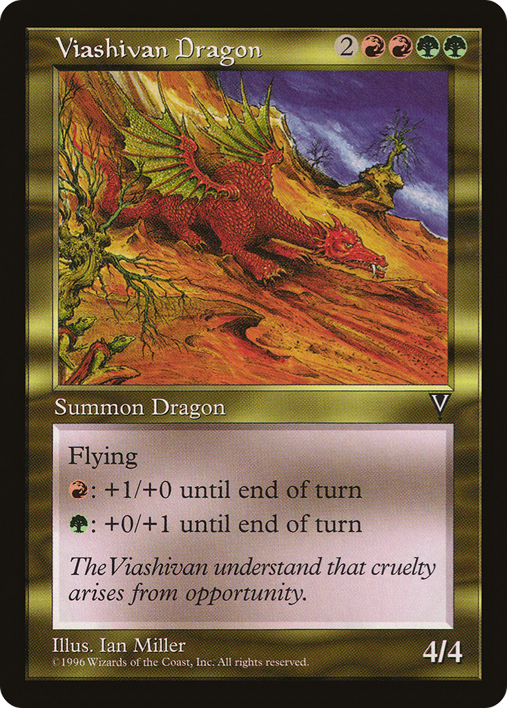 Magic: The Gathering - Viashivan Dragon - Visions