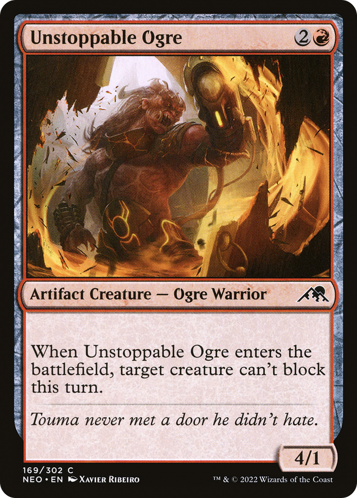 Magic: The Gathering - Unstoppable Ogre - Kamigawa: Neon Dynasty