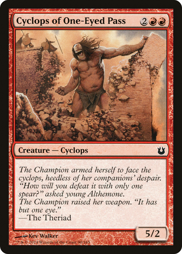 Magic: The Gathering - Cyclops of One-Eyed Pass - Born of the Gods