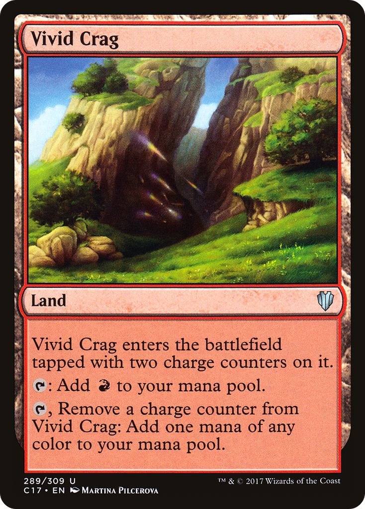 Magic: The Gathering - Vivid Crag - Commander 2017