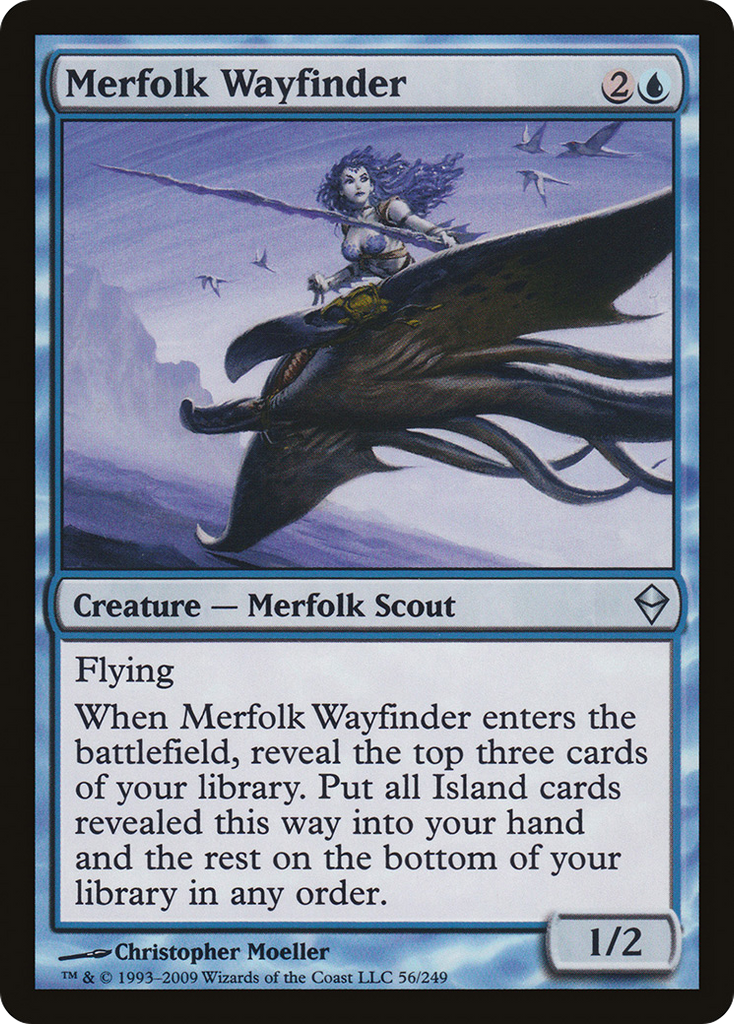 Magic: The Gathering - Merfolk Wayfinder - Zendikar