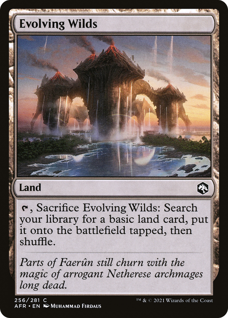 Magic: The Gathering - Evolving Wilds Foil - Adventures in the Forgotten Realms
