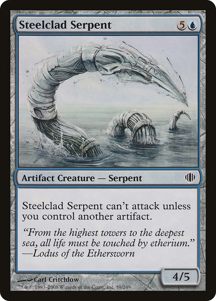 Magic: The Gathering - Steelclad Serpent - Shards of Alara