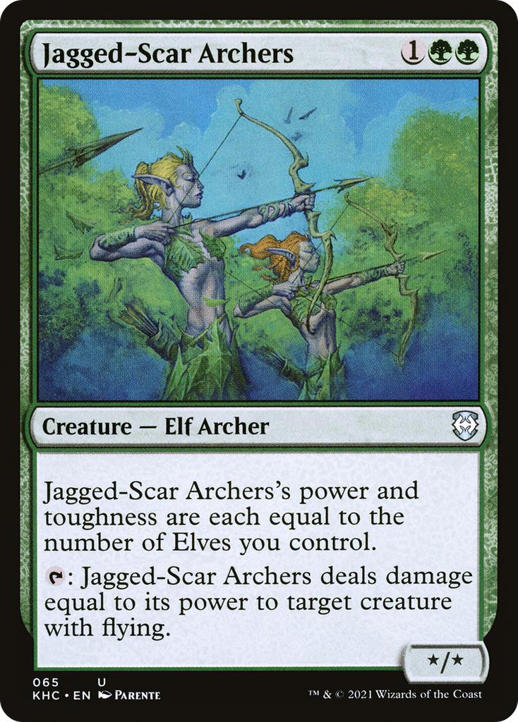 Magic: The Gathering - Jagged-Scar Archers - Kaldheim Commander