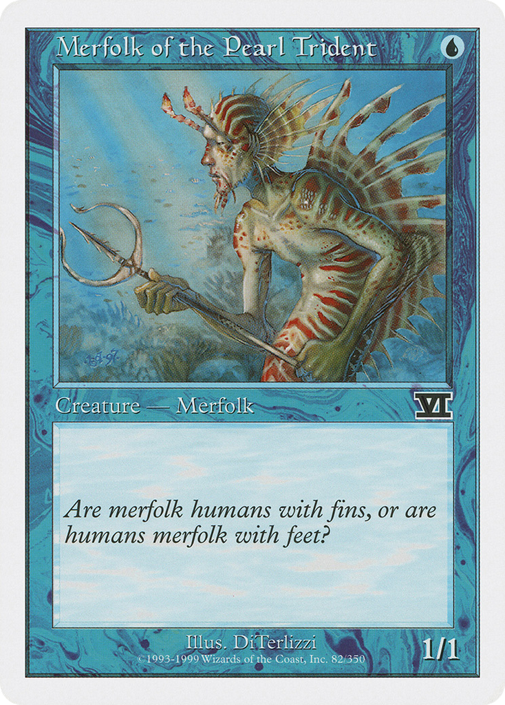 Magic: The Gathering - Merfolk of the Pearl Trident - Classic Sixth Edition