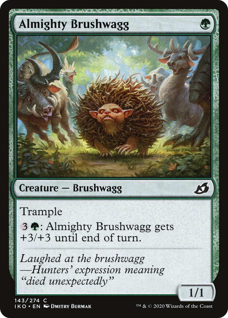 Magic: The Gathering - Almighty Brushwagg - Ikoria: Lair of Behemoths