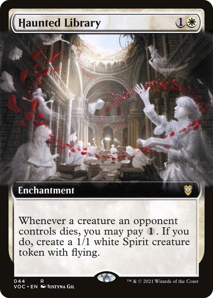 Magic: The Gathering - Haunted Library - Crimson Vow Commander