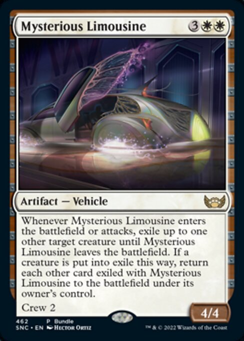 Magic the Gathering - Mysterious Limousine Foil - Streets of New Capenna