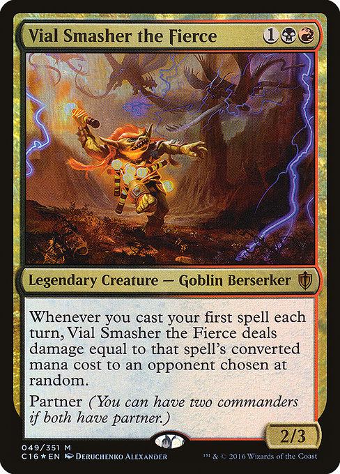 Magic the Gathering - Vial Smasher the Fierce Foil - Commander 2016