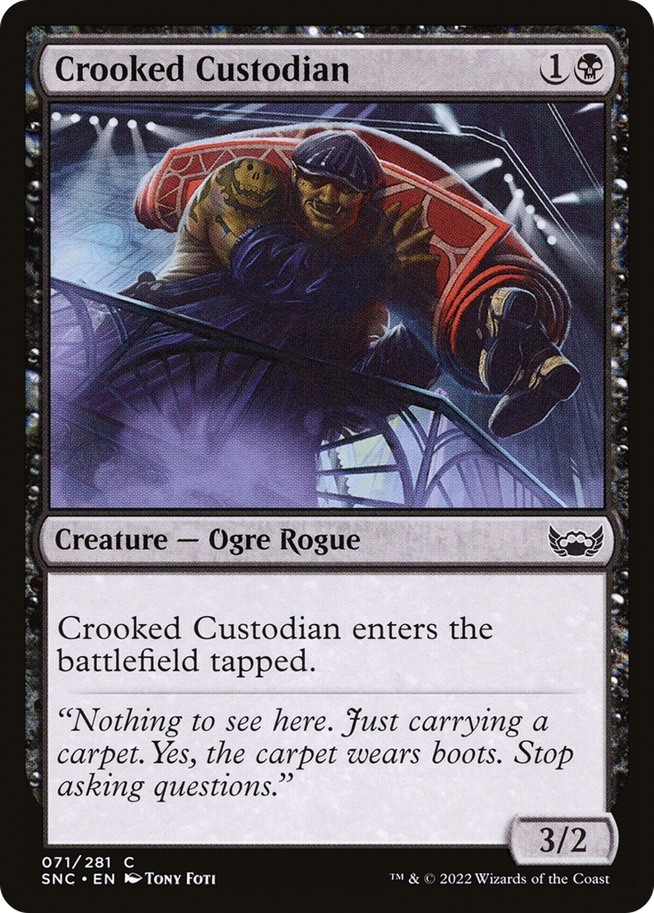 Magic: The Gathering - Crooked Custodian Foil - Streets of New Capenna