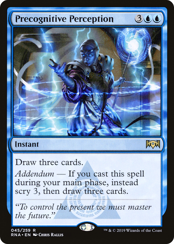 Magic: The Gathering - Precognitive Perception - Ravnica Allegiance