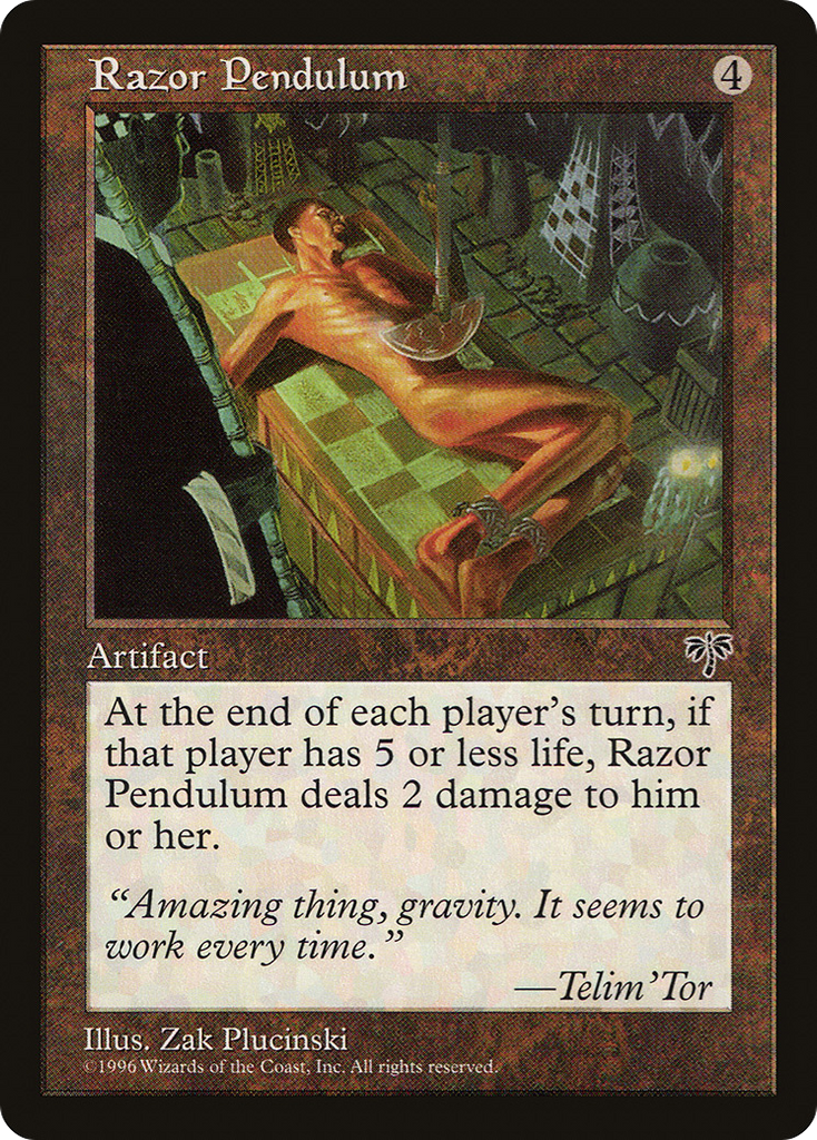 Magic: The Gathering - Razor Pendulum - Mirage