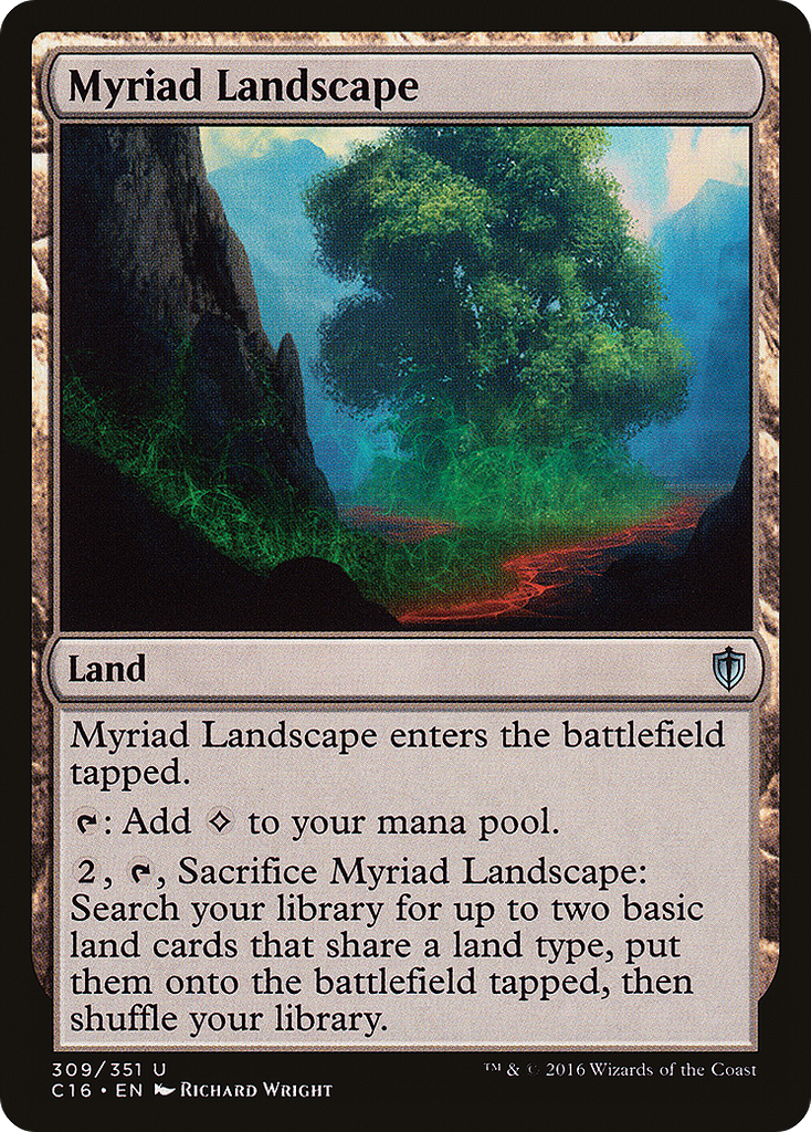 Magic: The Gathering - Myriad Landscape - Commander 2016