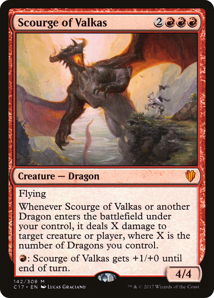 Magic: The Gathering - Scourge of Valkas - Commander 2017