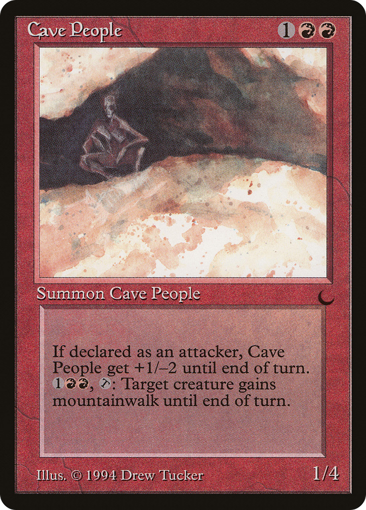 Magic: The Gathering - Cave People - The Dark
