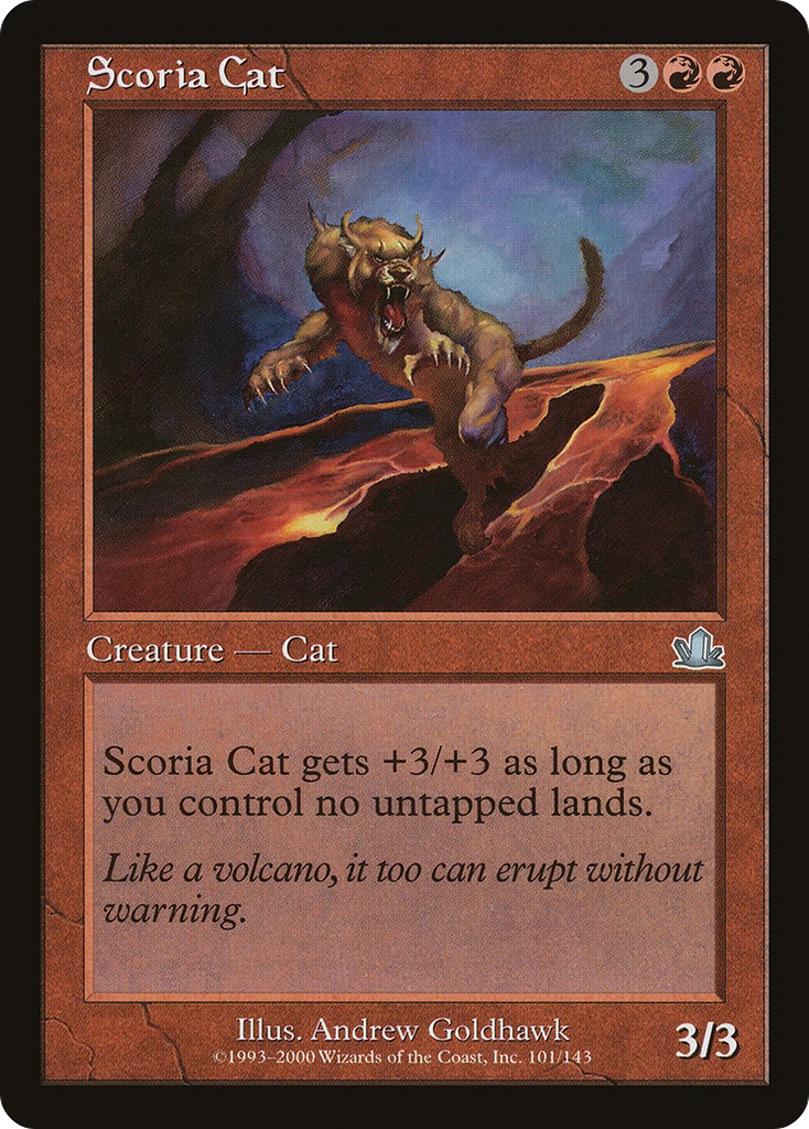Magic: The Gathering - Scoria Cat - Prophecy
