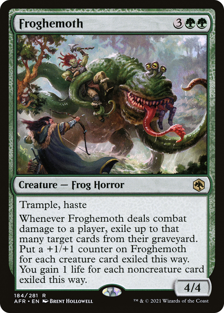 Magic: The Gathering - Froghemoth - Adventures in the Forgotten Realms
