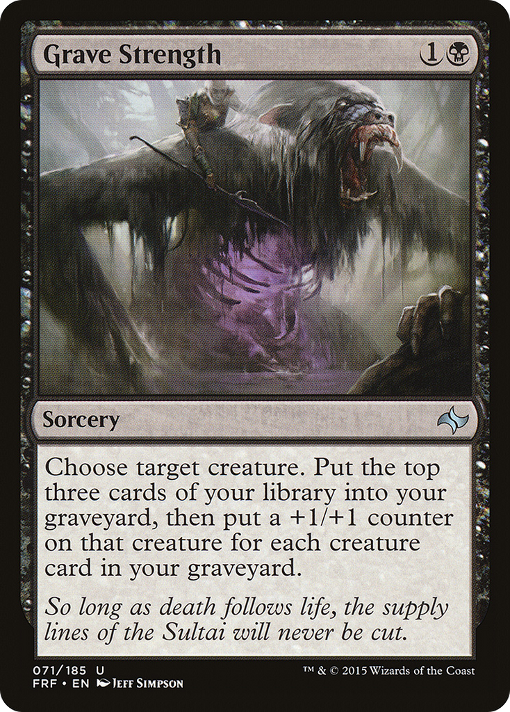 Magic: The Gathering - Grave Strength - Fate Reforged