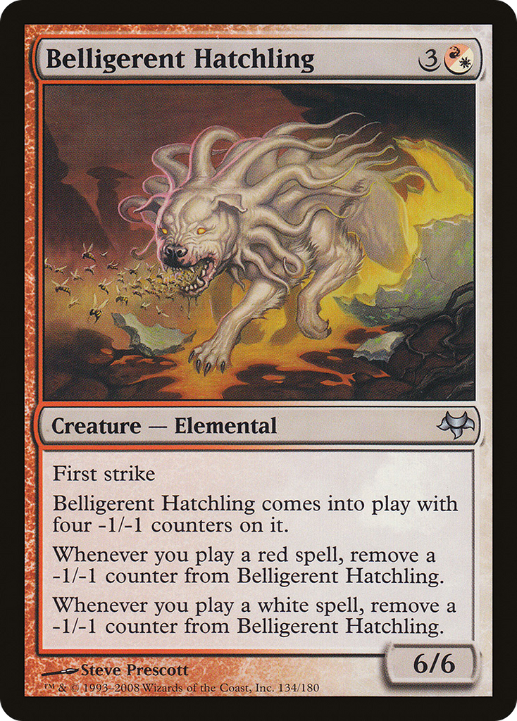 Magic: The Gathering - Belligerent Hatchling - Eventide