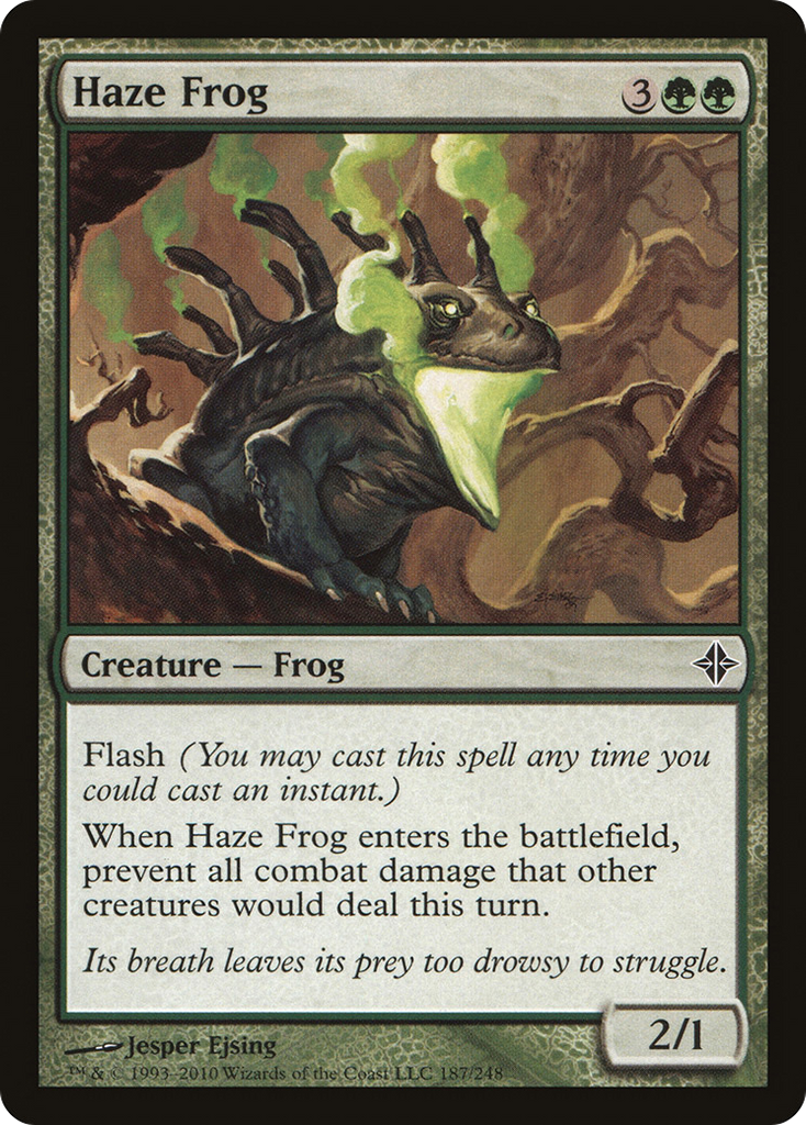 Magic: The Gathering - Haze Frog - Rise of the Eldrazi