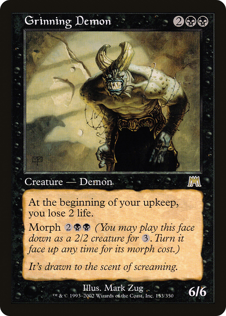 Magic: The Gathering - Grinning Demon - Onslaught