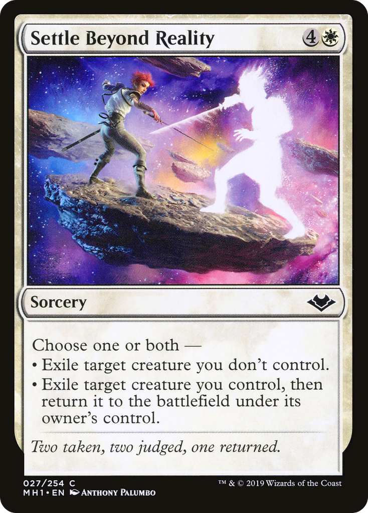 Magic: The Gathering - Settle Beyond Reality Foil - Modern Horizons