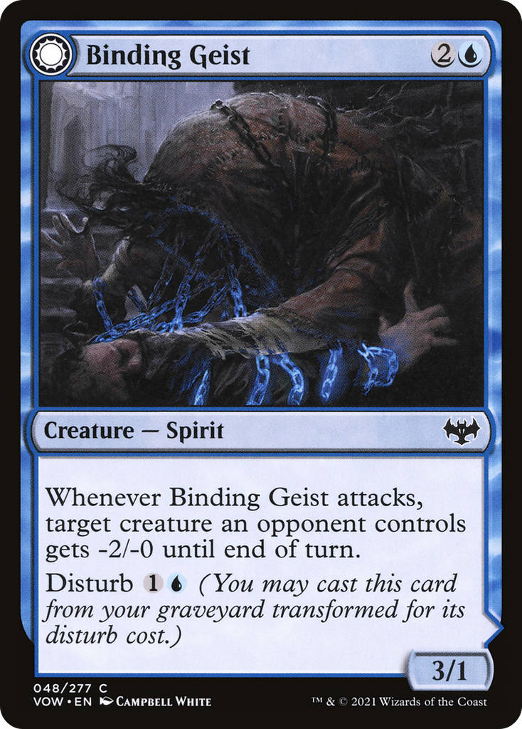 Magic: The Gathering - Binding Geist // Spectral Binding - Innistrad: Crimson Vow